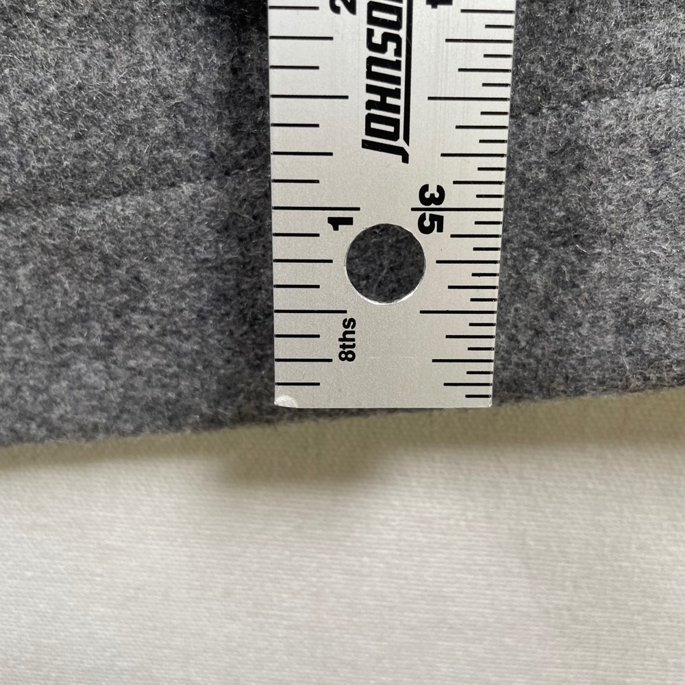 Egara Mens Gray Wool Blend Double Breasted Pea Coat with Zip Out Bib 3X NEW - Picture 6 of 9
